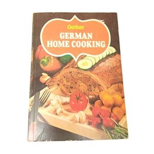 Oetker German Home Cooking Vintage Paperback Recipe Cookbook Book, 1978 Edition